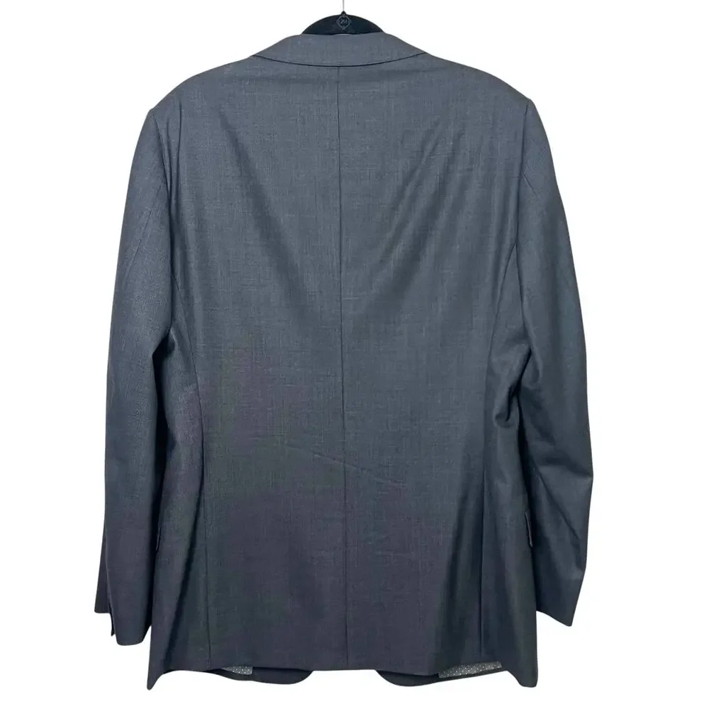 J. Hilburn Vitale Barberis Canonico Sport Coat Blazer Men's 43L Italian Wool